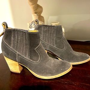 Dolce Vita Black Suede Booties